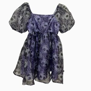 Disney nightmare before Christmas Jack Skellington girls dress XL 14 like new